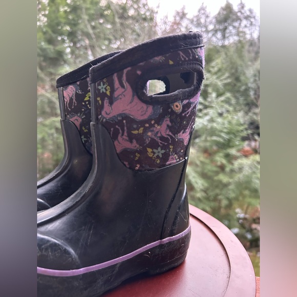 ✨BOGS Unicorn Rain & Snow Boots • Size 8 Kids • Waterproof & Cozy✨ - Picture 9 of 15